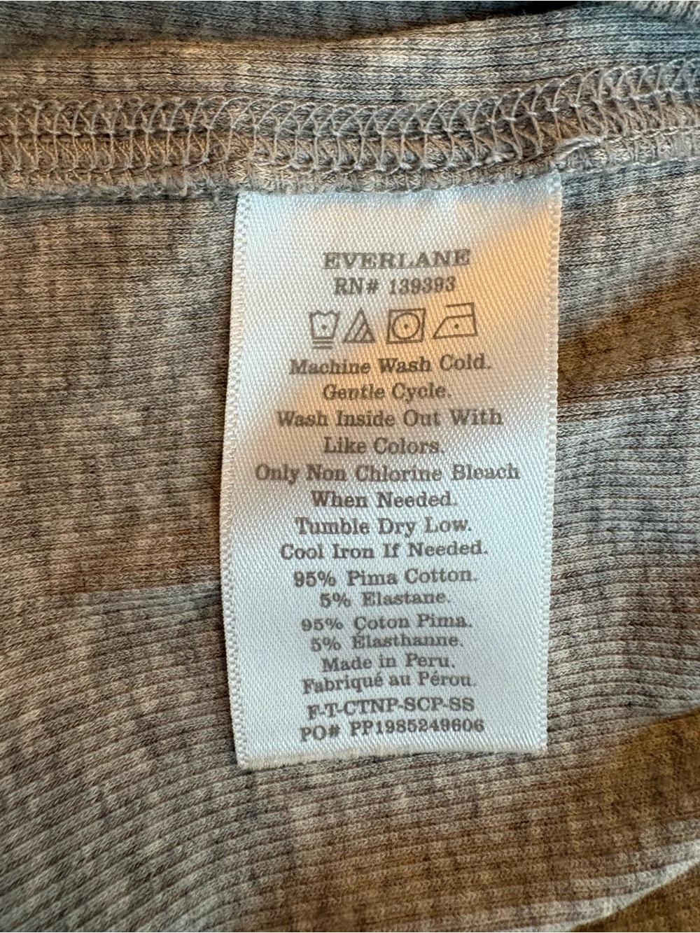 Everlane Rib Scoop Neck Tee - Picture 8 of 8